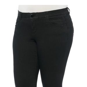 Democracy Women’s Plus Size Ab-solution Black Jeggings